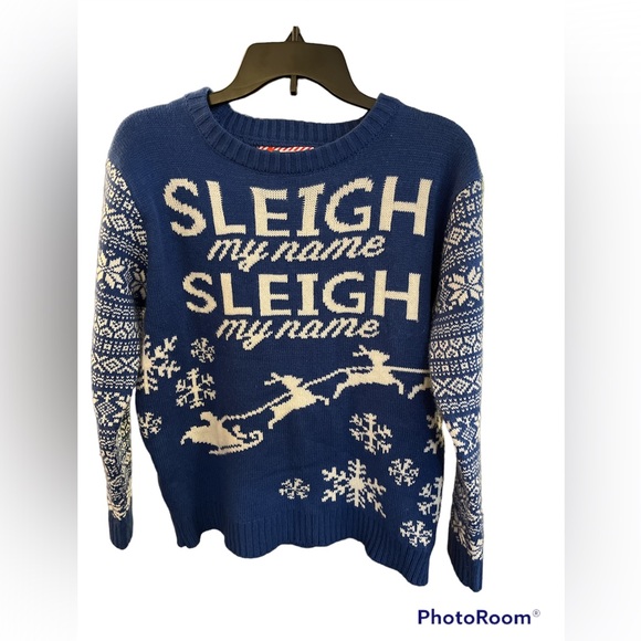 🎄 Sleigh My Name Sleigh My Name  🎶🎤💃🏼 Size Medium - Picture 2 of 5